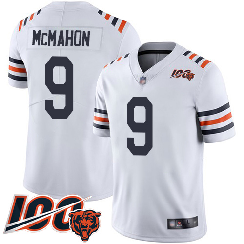 Chicago Bears Limited White Men Jim McMahon Jersey NFL Football #9 100th Season